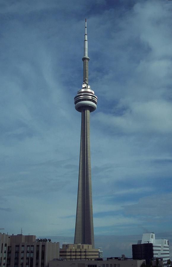 Canada Photograph - CN Tower Toronto Canada by Cecelia Helwig