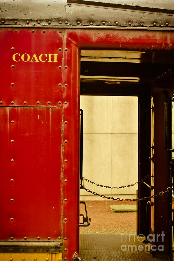 Coach - Train  Photograph by Colleen Kammerer