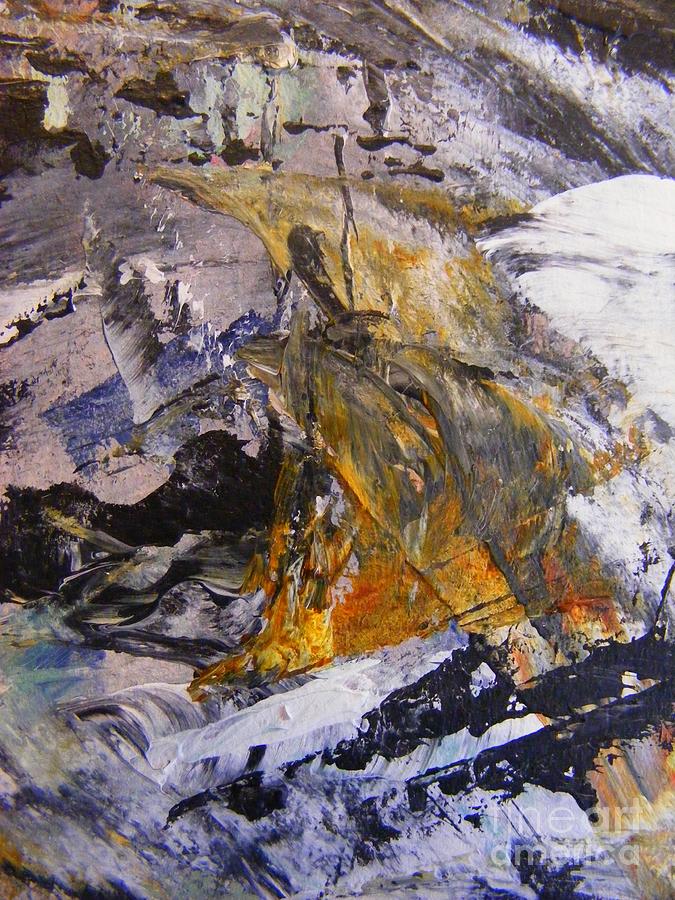 Coal 2 Painting by Nancy Kane Chapman