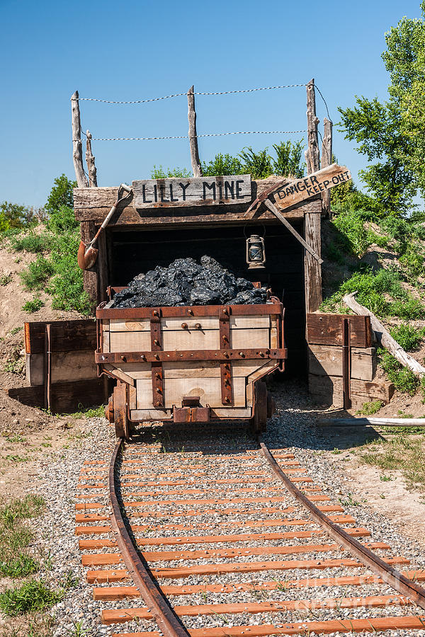 Coal Cart Leaving the Mine Photograph by Sue Smith