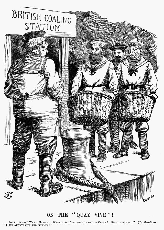 Coal Cartoon, 1898 Painting by Granger