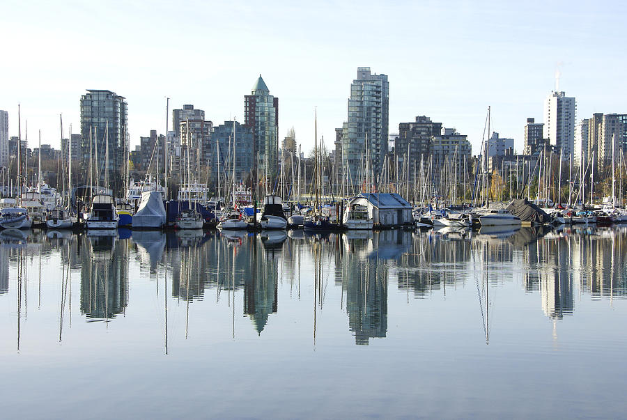 Coal Harbour in Vancouver BC Photograph by Marilyn Wilson