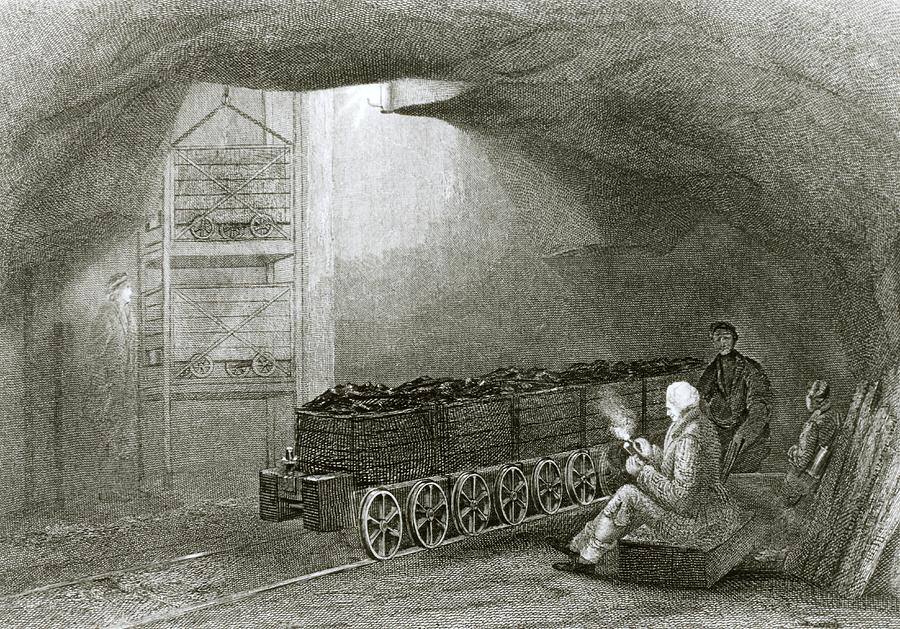 Coal Mining In Newcastle-upon-tyne In 1850 Photograph by Science Photo Library