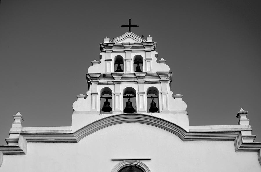 Coamo Church Detail B W 1 Photograph by Ricardo J Ruiz de Porras