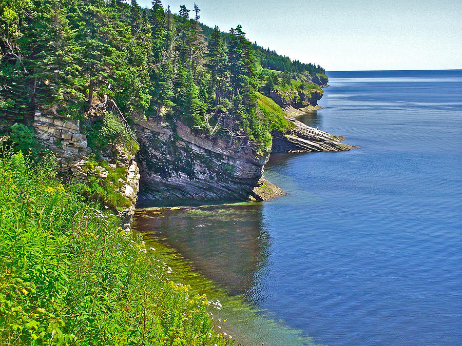 Coast along Gaspe Bay in Forillon National Park, Quebec, Canada #2 Photograph by Ruth Hager