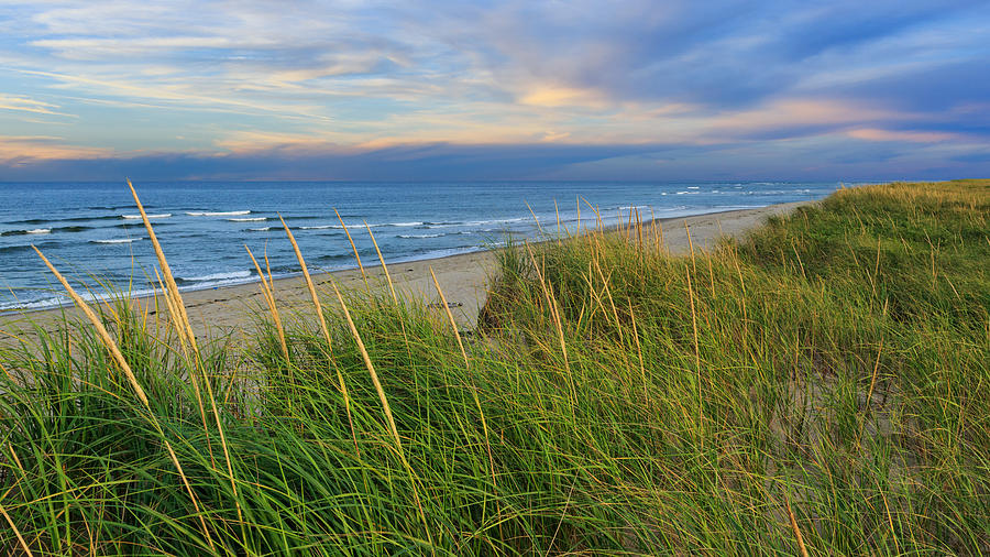 Beach Sunset Photograph - Coast Guard Beach Cape Cod by Bill Wakeley