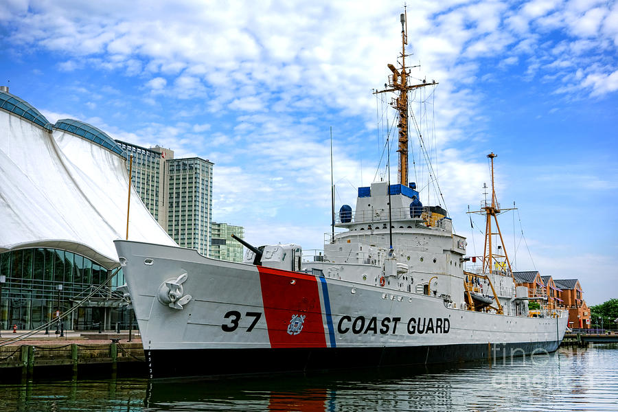 Baltimore Photograph - Coast Guard Cutter Taney by Olivier Le Queinec