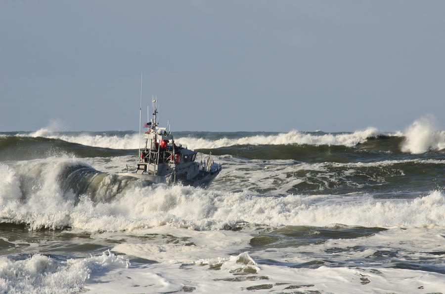 Coast Guard Motor Life Boat Photograph by Bob VonDrachek