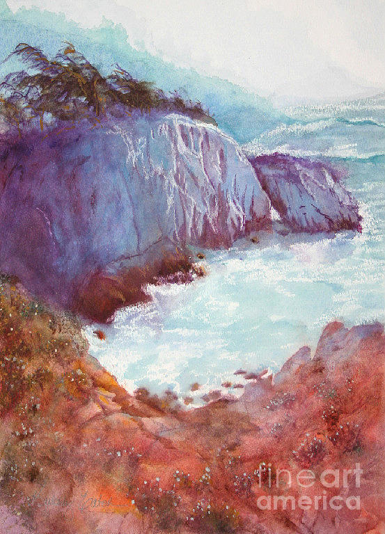 Coast of Carmel Painting by Kimberly Eaton - Fine Art America