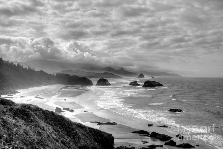 Coast Of Dreams 2 BW Photograph by Mel Steinhauer