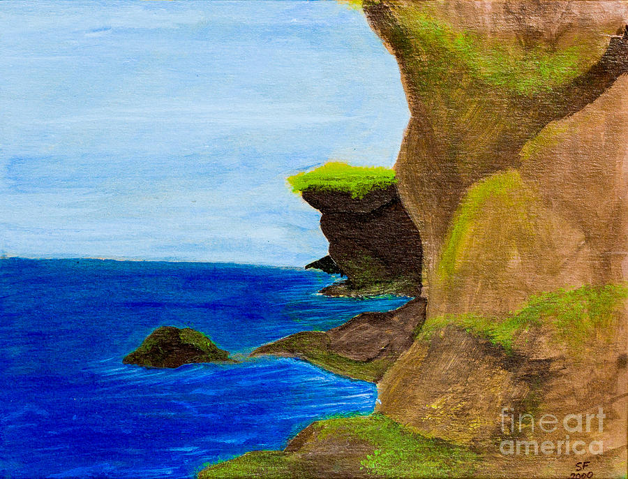 Coast Painting by Stefanie Forck