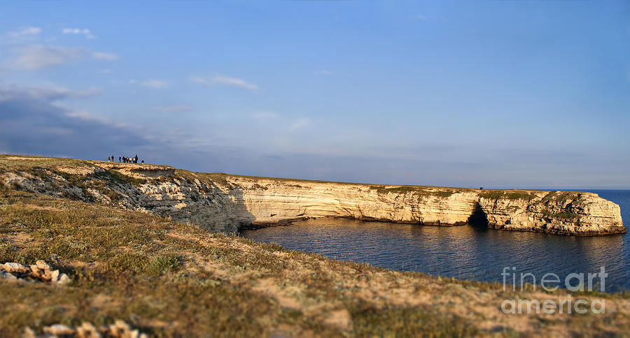 Nature Photograph - Coastal area on Crimea Ukraine. by Sophie McAulay