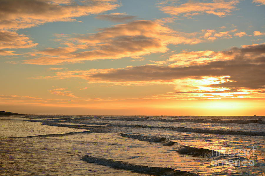 Coastal Autumn Sunrise Photograph by Kelly Nowak