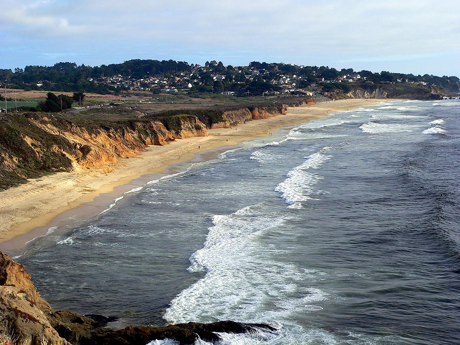 Coastal California Beach Photograph by Jeff Lowe