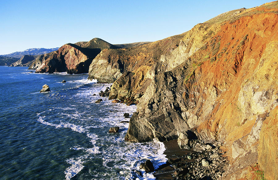 Coastal Cliffs At Tennessee Point Photograph by John Elk