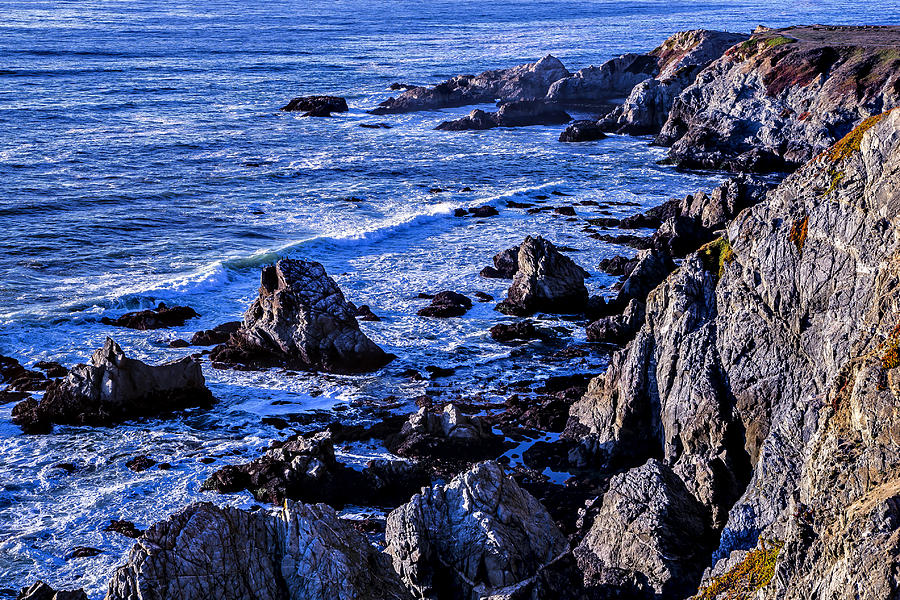 Beach Photograph - Coastal Cliffs by Garry Gay