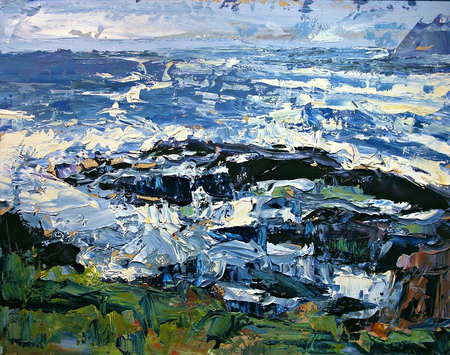 Coastal Detail 2 Painting by Brian Simons