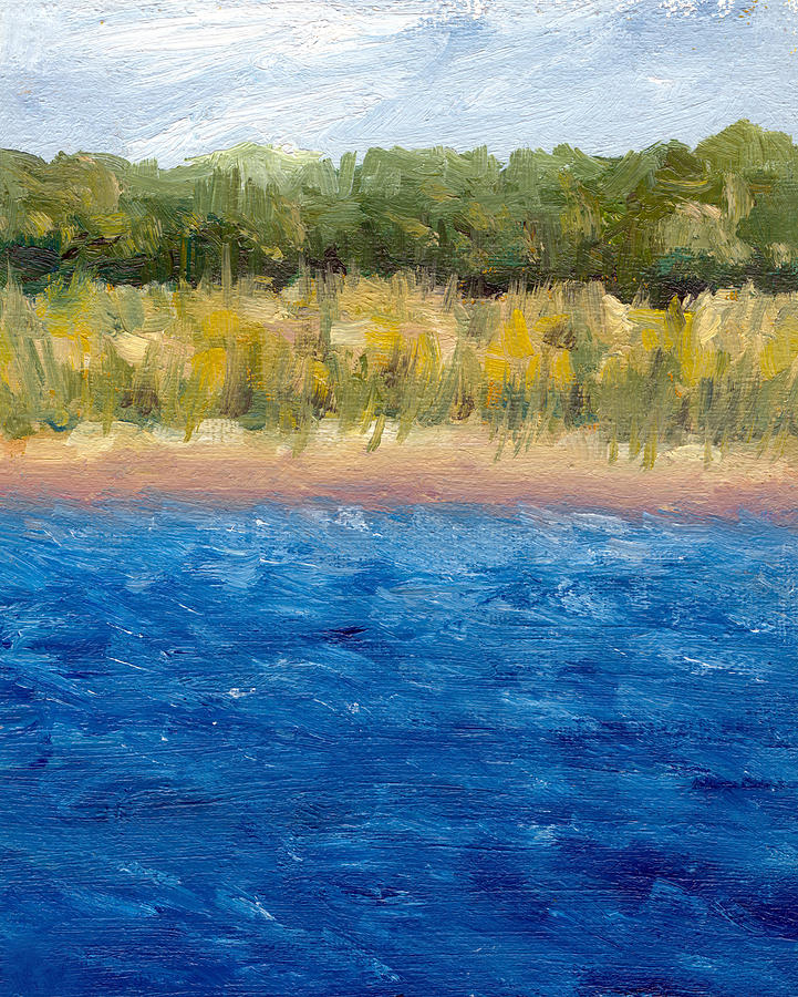 Coastal Dunes 2.0 Painting by Michelle Calkins