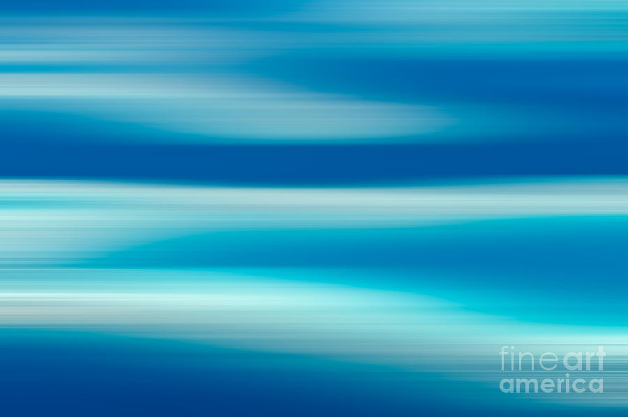 Coastal horizon, abstract seascape 7 Photograph by Delphimages Photo Creations