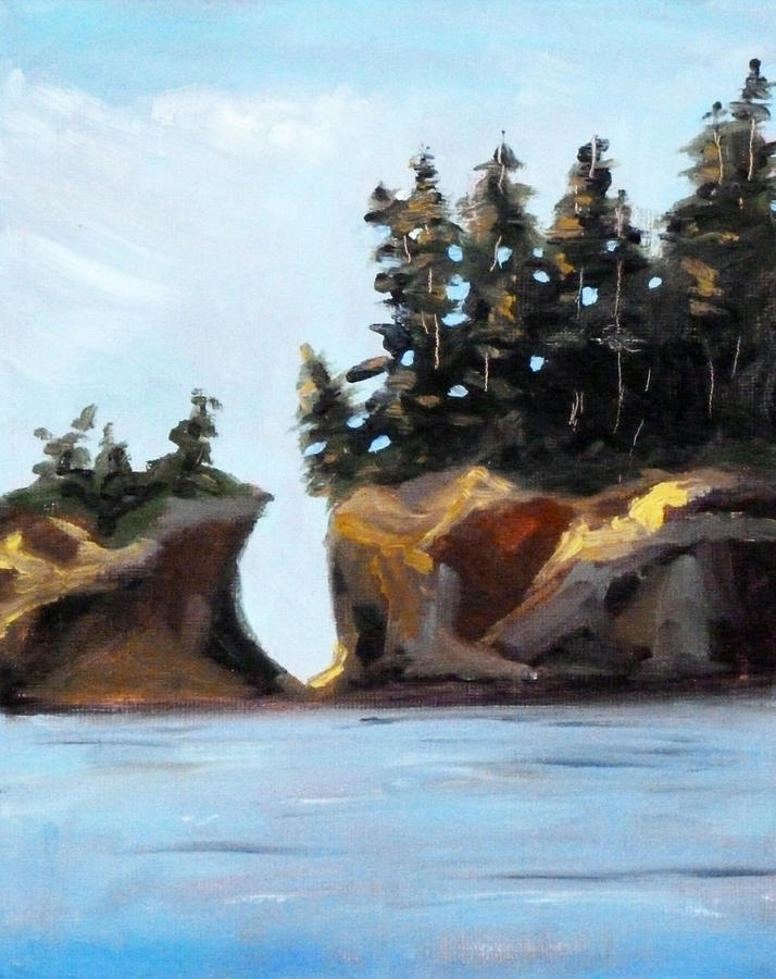 Coastal Painting by Nancy Merkle