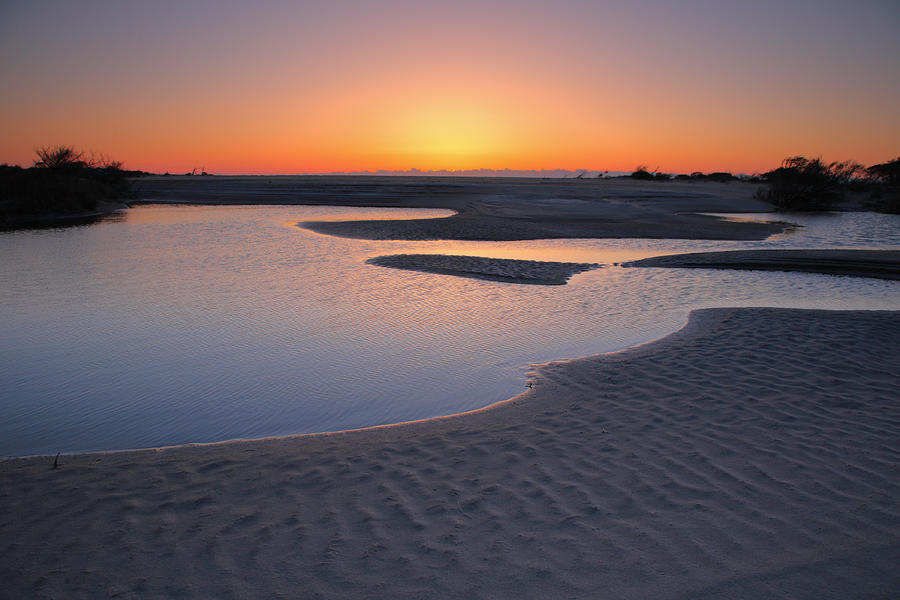 Coastal Ponds At Sunrise II Photograph by Steven Ainsworth