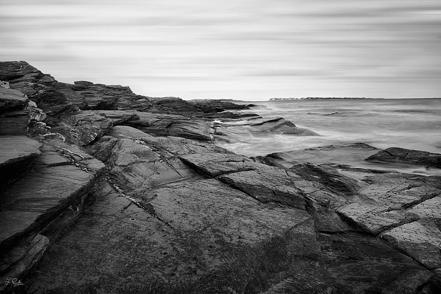 Coastal Rocks Black And White Photograph By Lourry Legarde Fine Art