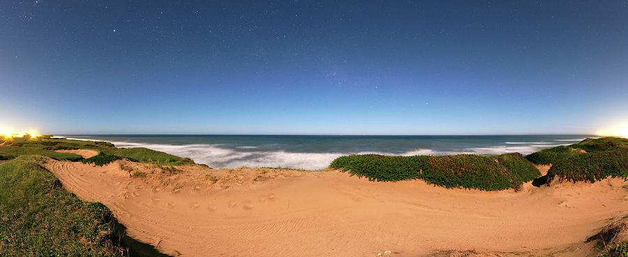 Space Photograph - Coastal Sand Dunes by Luis Argerich