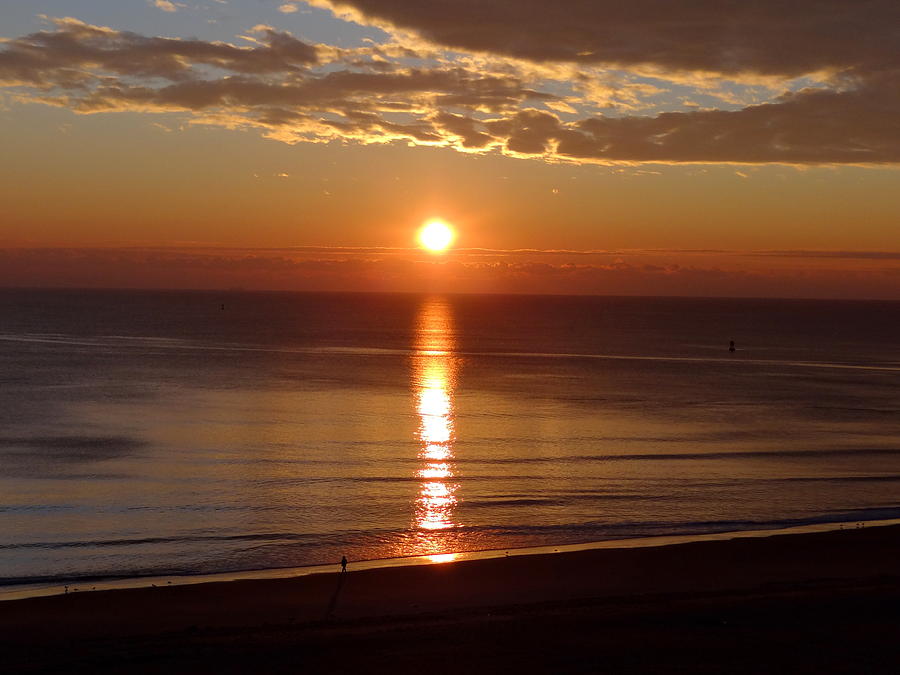 Coastal Sunrise In Virginia Beach Photograph by Rick Rosenshein