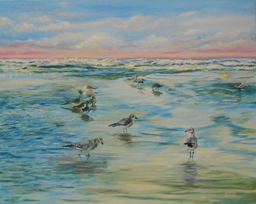 Coastal Painting By Susan E Hanna - Fine Art America