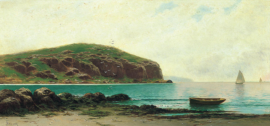 Coastal View Painting by Alfred Thompson Bricher