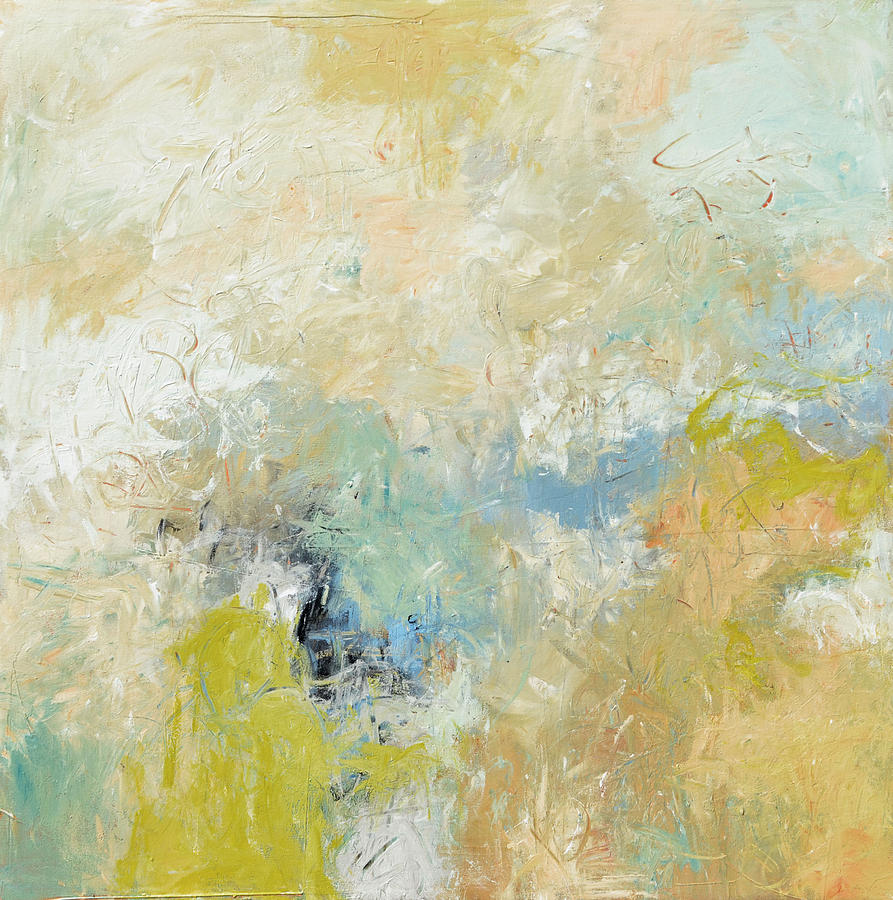 Abstract Painting - Coastal View by Filomena Booth Abstract Painting - Coastal View by Filomena Booth