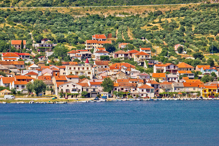 Coastal village of Posedarje in Dalmatia Photograph by Brch Photography