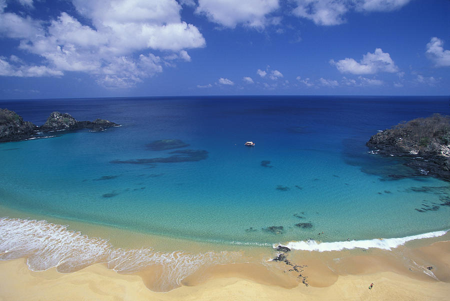 Coastal Waters And Beach In Brazil Photograph by Flip Chalfant | Fine ...