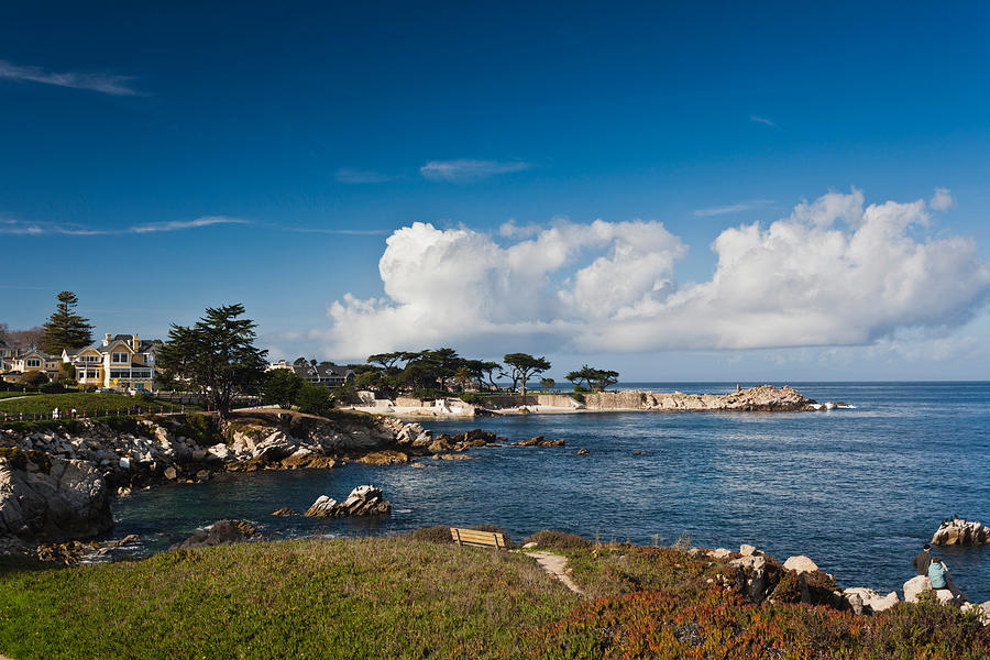 Coastline, Monterey Bay, Monterey Photograph by Panoramic Images