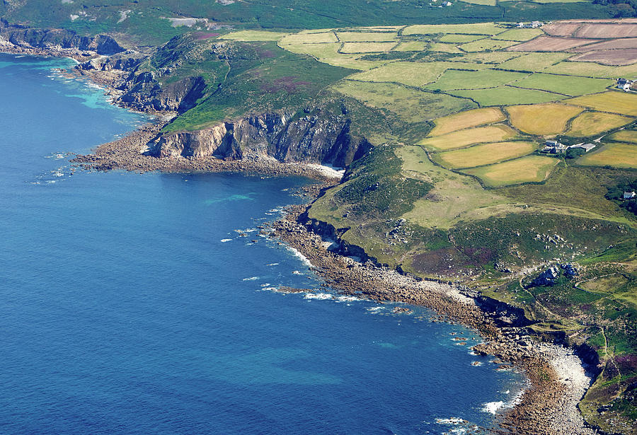 Coastline Of North Cornwall Photograph by Allan Baxter