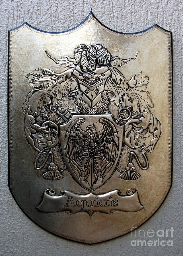 Heraldic Relief - Coat Aguiais by Cacaio Tavares