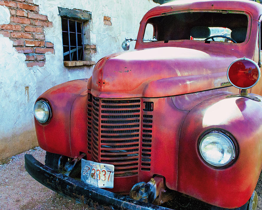 Truck Photograph - Coat of Many Colors by Diane Wood