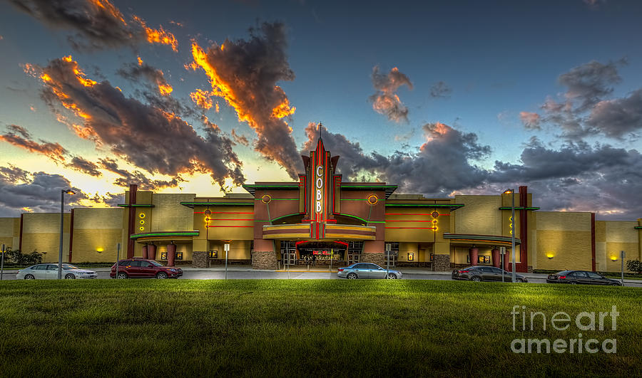 Sunset Photograph - Cobb Theater by Marvin Spates
