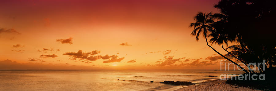 Sunset Photograph - Cobblers Cove - Barbados by Rod McLean