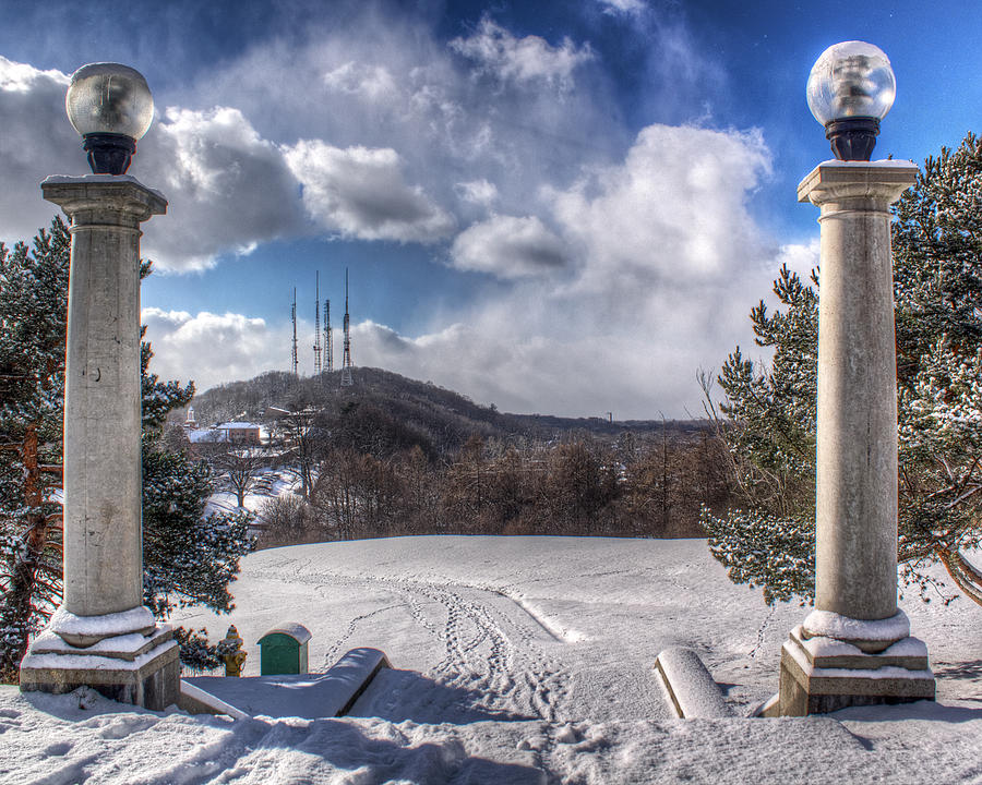 Cobbs Hill Park in Winter Photograph by Tim Buisman