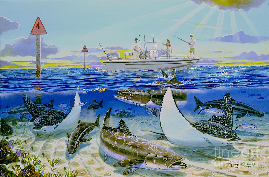 Cobia Run In004 Painting