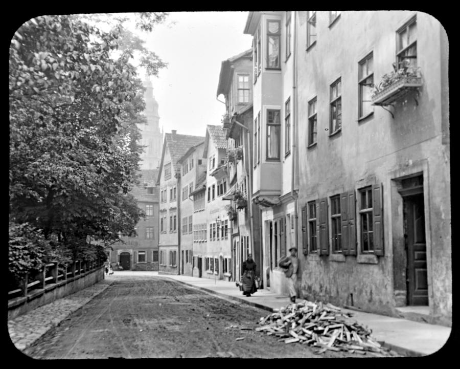 Coburg Germany Street Scene 1903 Photograph by A Macarthur Gurmankin