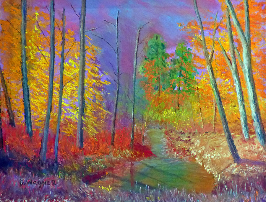 Fall Pastel - Coburn Fall by Denise Wagner