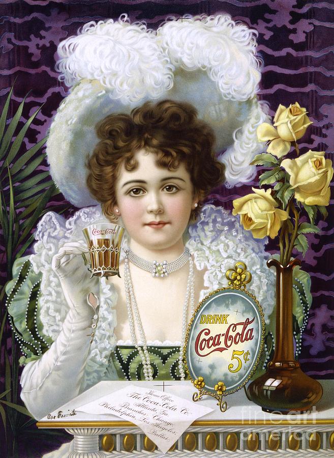 Coca-cola Advert, 1890s Photograph by Library Of Congress