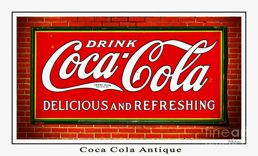 Coca Cola Antique Photograph by Barbara Chichester