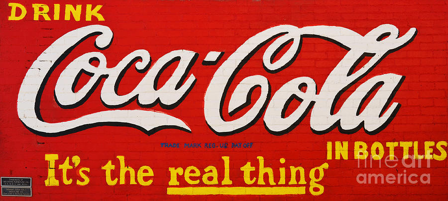 Coca Cola Coke Vintage Americana Red Street Sign on a Brick Wall Photograph by Shawn OBrien