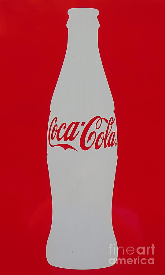 Coca Cola Graphic Bottle Photo. Photograph by Robert Birkenes
