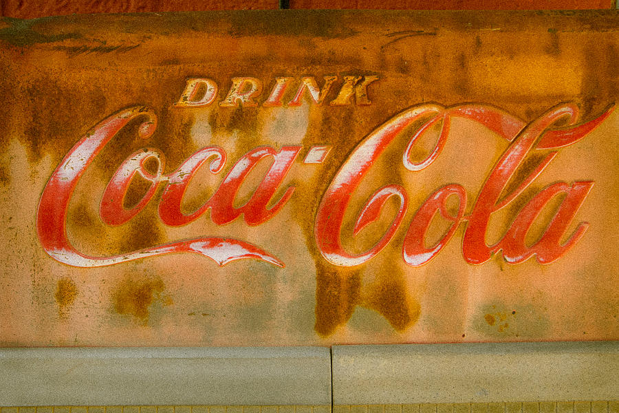 Coca Cola Grunge Photograph by Steven Bateson