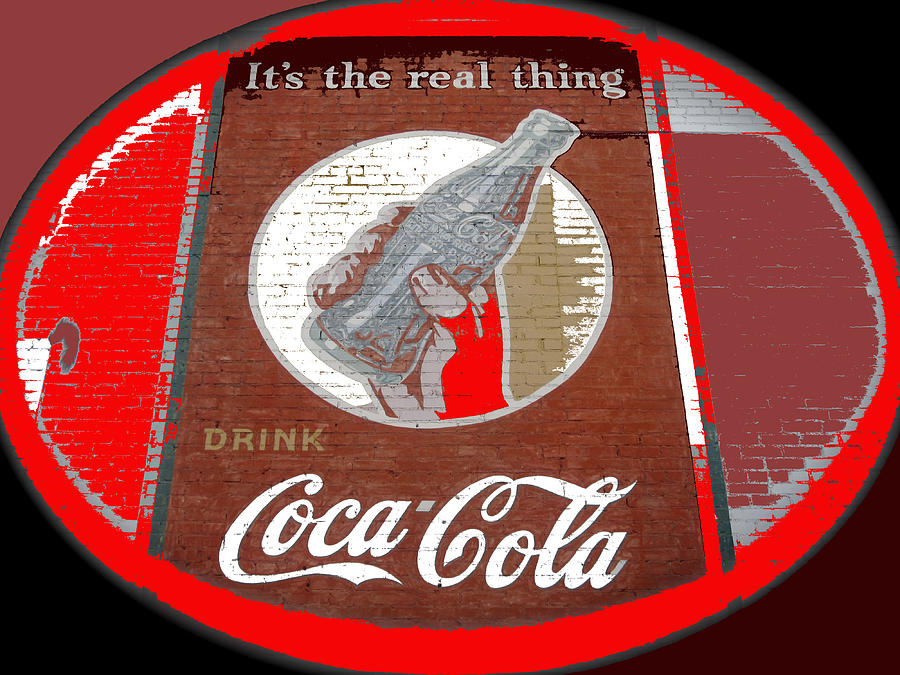 Coca-Cola mural Billy Hathorn photo Minden Louisiana 1943-2014 Photograph by David Lee Guss