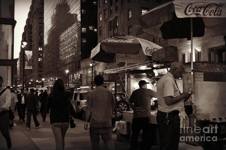 Coca - Cola - New York City at Night Photograph by Miriam Danar